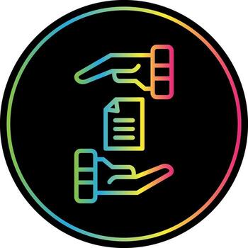 Commitment Vector Icon Design