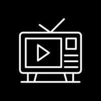 Television  Vector Icon Design