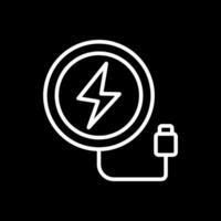 Wireless Charger  Vector Icon Design