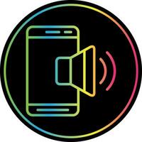 Mobile Sound  Vector Icon Design