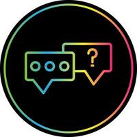 Conversation  Vector Icon Design