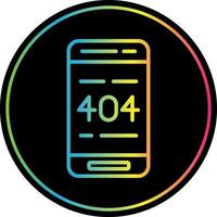 404 Error  Vector Icon Design