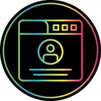 Profile  Vector Icon Design