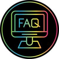 Faq  Vector Icon Design