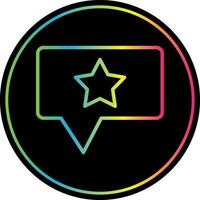 Starred  Vector Icon Design