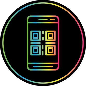 Qr Code  Vector Icon Design