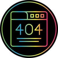 404 Error  Vector Icon Design