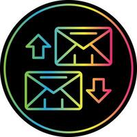 Exchange Mails  Vector Icon Design