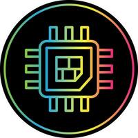 Processor  Vector Icon Design