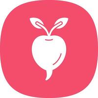 Radish Vector Icon Design