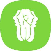 Napa Cabbage Vector Icon Design