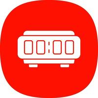 Digital Alarm Clock  Vector Icon Design