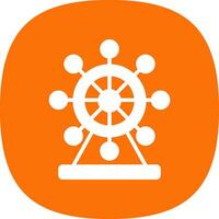 Ferris Wheel  Vector Icon Design