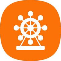 Ferris Wheel  Vector Icon Design