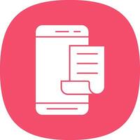 Mobile File  Vector Icon Design