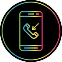 Incoming Call  Vector Icon Design