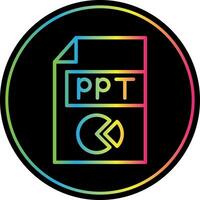 Ppt  Vector Icon Design