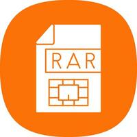 Rar  Vector Icon Design