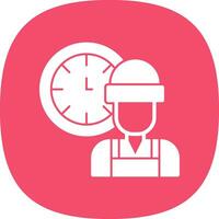 Working Hours  Vector Icon Design