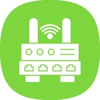 Wifi Router  Vector Icon Design