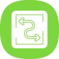 Zigzag Vector Icon Design