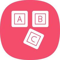 ABC Block  Vector Icon Design