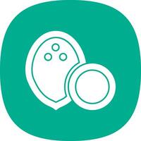 Coconut Vector Icon Design