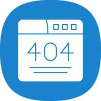 404 Error  Vector Icon Design