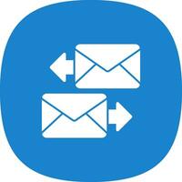 Exchange Mails  Vector Icon Design