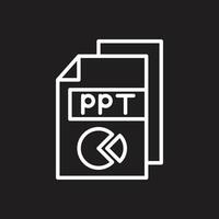 Ppt  Vector Icon Design