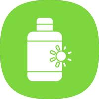 Sunscreen  Vector Icon Design