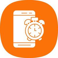 Mobile Alarm  Vector Icon Design