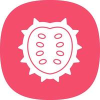 Soursop Vector Icon Design