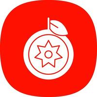 Star Apple Vector Icon Design