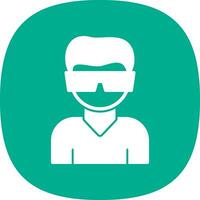 Virtual reality Vector Icon Design