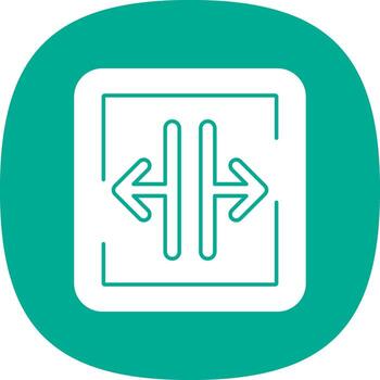 Width Vector Icon Design