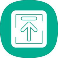 Up Arrow Upload Vector Icon Design