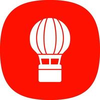 Hot Air Balloon  Vector Icon Design