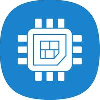 Processor  Vector Icon Design