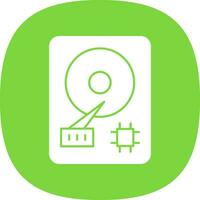 Hard Disk  Vector Icon Design