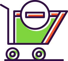 Remove From Cart Vector Icon Design