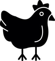 diseño de icono de vector de pollo