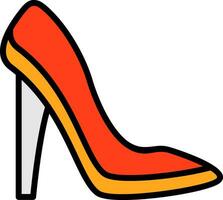 High Heels Vector Icon Design