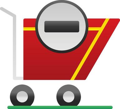 Remove From Cart Vector Icon Design