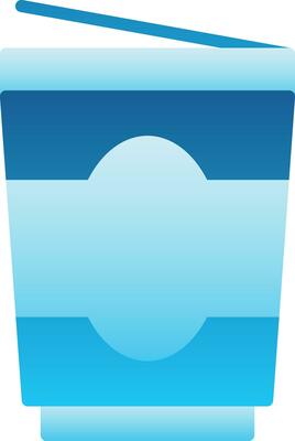 Yogurt Vector Icon Design
