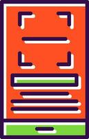 Qr Scan Vector Icon Design