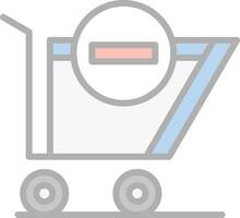 Remove From Cart Vector Icon Design