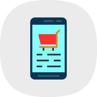 Shopping Cart  Vector Icon Design