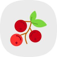 Cranberry Vector Icon Design