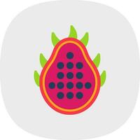 continuar Fruta vector icono diseño